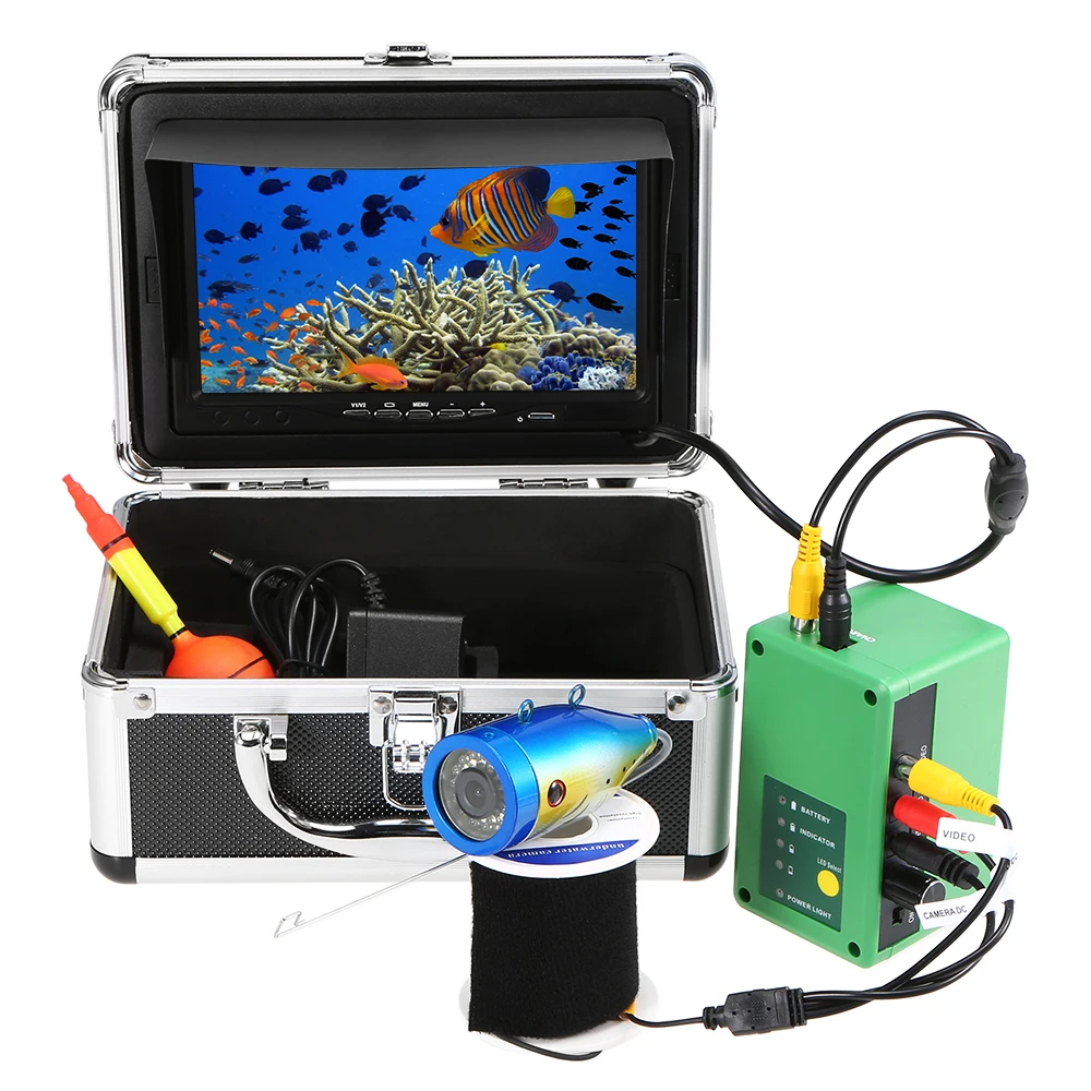 1000TVL TFT 7'' Portable Fish Finder Monitor Waterproof Underwater Video Camera Kit 30PCS LEDs Night Vision Fish Finder Tackle
1000TVL TFT 7'' Portable Fish Finder Monitor Waterproof Underwater Video Camera Kit 30PCS LEDs Night Vision Fish Finder Tackle