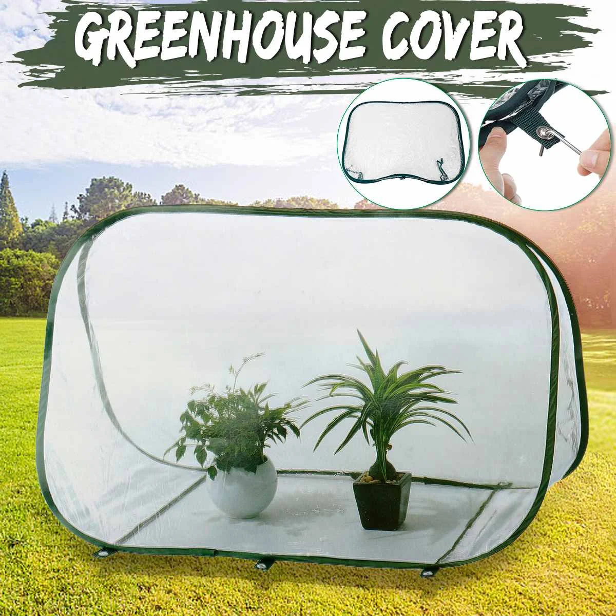 PVC Pop-up Cage Protective Cover Greenhouse Garden Yard Plant House 90x52x62cm Transparent Keep out Bugs Insects Birds Warm
PVC Pop-up Cage Protective Cover Greenhouse Garden Yard Plant House 90x52x62cm Transparent Keep out Bugs Insects Birds Warm