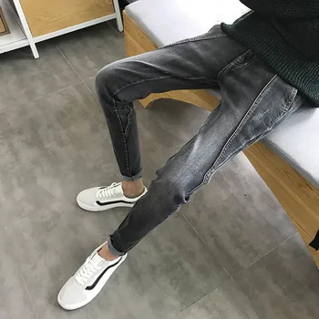 Summer New Men's Slim Long Pure Jeans Leisure Simple Wild Fashion Stretch Pencil Pants Streetwear Denim Trousers Man Clothes
Summer New Men's Slim Long Pure Jeans Leisure Simple Wild Fashion Stretch Pencil Pants Streetwear Denim Trousers Man Clothes