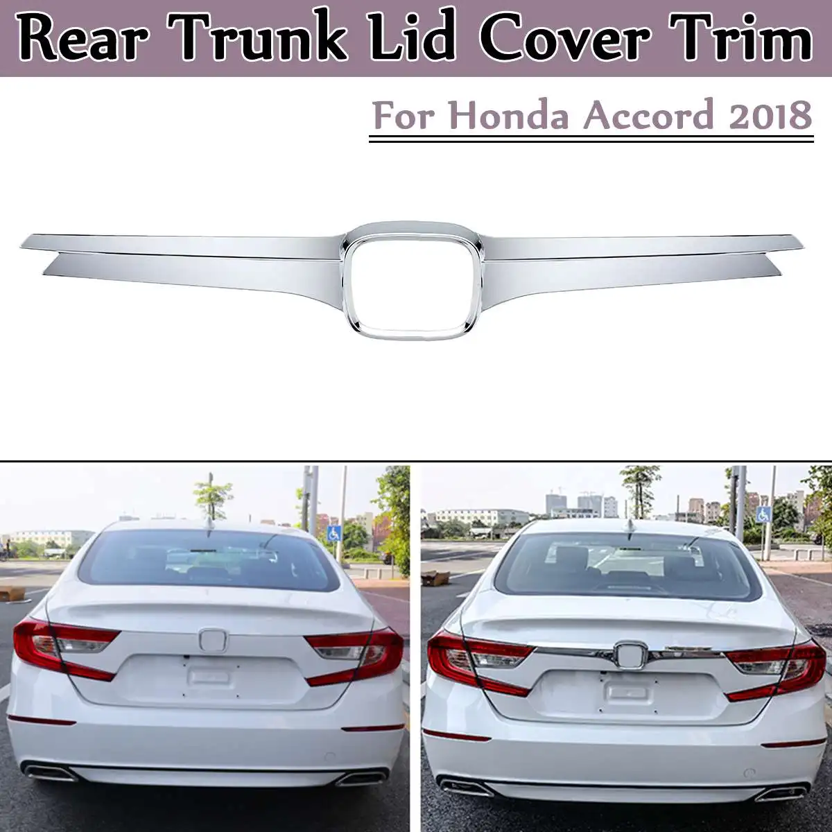 ABS Chrome Sliver Tail Rear Rear Trunk Lid Decoration Cover Trim Decal For Honda For Accord 10th 2018
ABS Chrome Sliver Tail Rear Rear Trunk Lid Decoration Cover Trim Decal For Honda For Accord 10th 2018