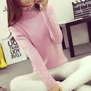 Jocoo Jolee Women Winter Turtleneck Thick Sweater Female Casual Knitted Pullover Tricot Jumper Pull Femme Tops Plus Size
Jocoo Jolee Women Winter Turtleneck Thick Sweater Female Casual Knitted Pullover Tricot Jumper Pull Femme Tops Plus Size