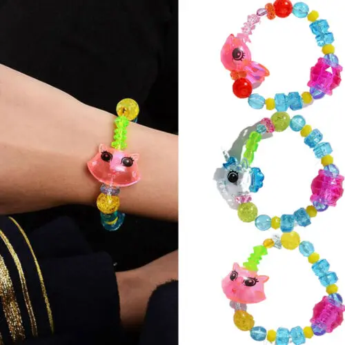 Cute Fashion design High quality Acrylic Surprise Twisted Magic Unicorn Bracelet Animal Bracelet Toy Girls Kids DIY Gift
Cute Fashion design High quality Acrylic Surprise Twisted Magic Unicorn Bracelet Animal Bracelet Toy Girls Kids DIY Gift