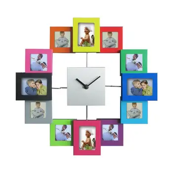 14 Inch Photo Frame Fashion Clock Metal Photo Frame Wall Clock Color Paint Aluminum Frame Clock without Battery (Multicolor)
14 Inch Photo Frame Fashion Clock Metal Photo Frame Wall Clock Color Paint Aluminum Frame Clock without Battery (Multicolor)