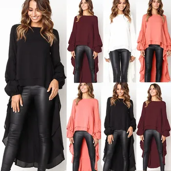 HIRIGIN Women's Long Sleeve Chiffon Tunic Long Hoodie Tops Ladies Autumn Casual Warm Unqiue Style Sweatshirts
HIRIGIN Women's Long Sleeve Chiffon Tunic Long Hoodie Tops Ladies Autumn Casual Warm Unqiue Style Sweatshirts