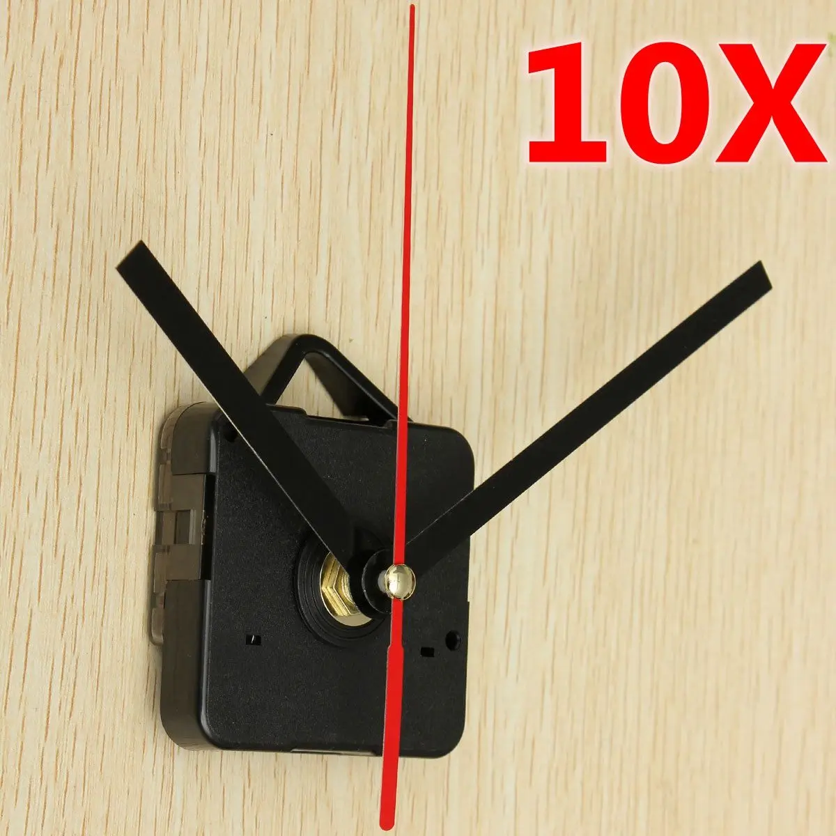 10 PCS 55 x 55 x 15 mm Wall Quartz Clock Black and Red Hands Spindle Movement Mechanism DIY Repair Tool Kit
10 PCS 55 x 55 x 15 mm Wall Quartz Clock Black and Red Hands Spindle Movement Mechanism DIY Repair Tool Kit
