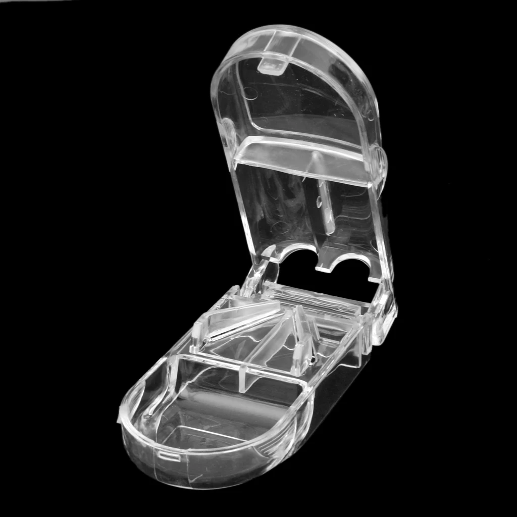 Transparent Rectangle Pill Cutter Splitter Storage Compartment Box Medicine Holder
Transparent Rectangle Pill Cutter Splitter Storage Compartment Box Medicine Holder