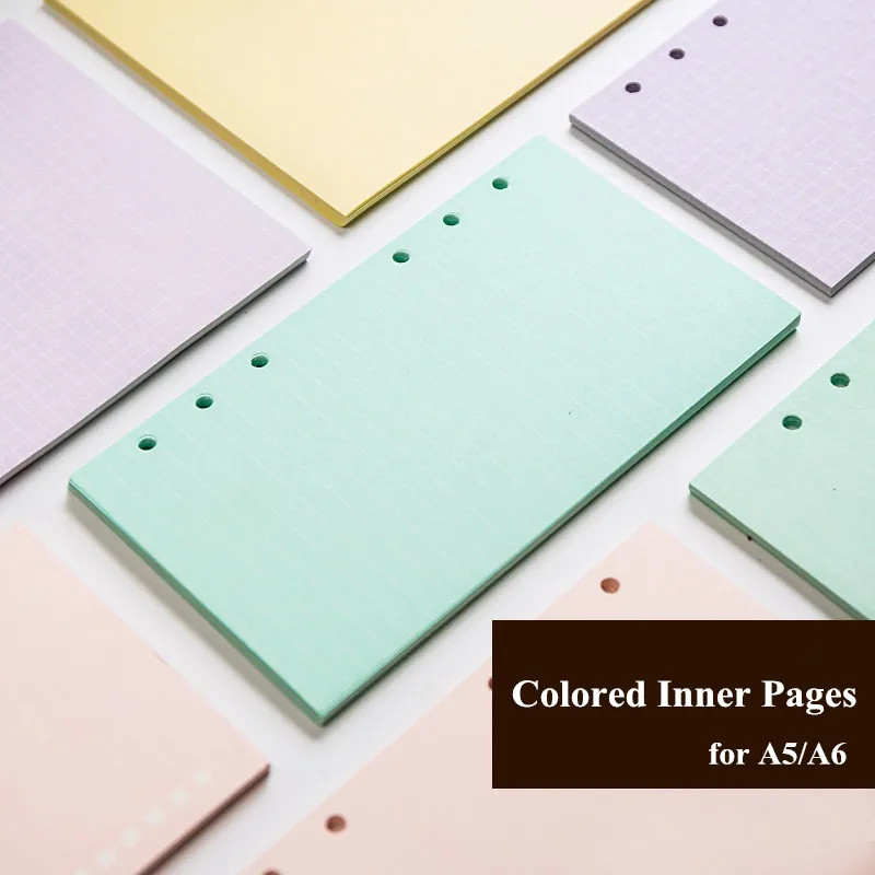 40 Sheets/1pcs Spiral Notebook Refill A5 A6 Pages For Replacement Planner Diary Agenda Notebooks And Journals Lined Colored Core
40 Sheets/1pcs Spiral Notebook Refill A5 A6 Pages For Replacement Planner Diary Agenda Notebooks And Journals Lined Colored Core