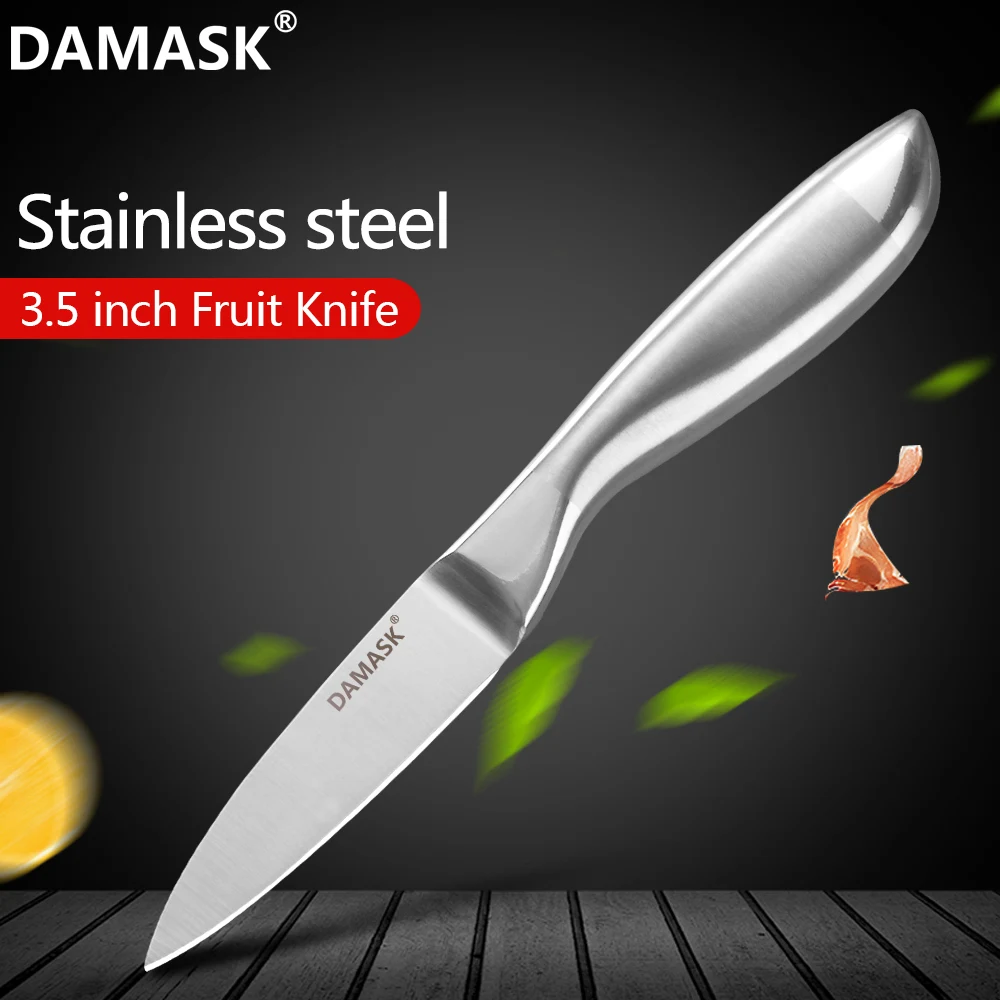 Damask Kitchen Tools Cutlery Knife 3.5 Inch Paring Knives Stainless Steel Blade Ultra Sharp Ergonomic Handle Utility Chef Knives
Damask Kitchen Tools Cutlery Knife 3.5 Inch Paring Knives Stainless Steel Blade Ultra Sharp Ergonomic Handle Utility Chef Knives