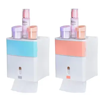 Nailing-free Toilet Paper Holder Multi-function Waterproof Double-layer Creative Paper Shelf Rack For Bathroom Kitchen Parlour
Nailing-free Toilet Paper Holder Multi-function Waterproof Double-layer Creative Paper Shelf Rack For Bathroom Kitchen Parlour