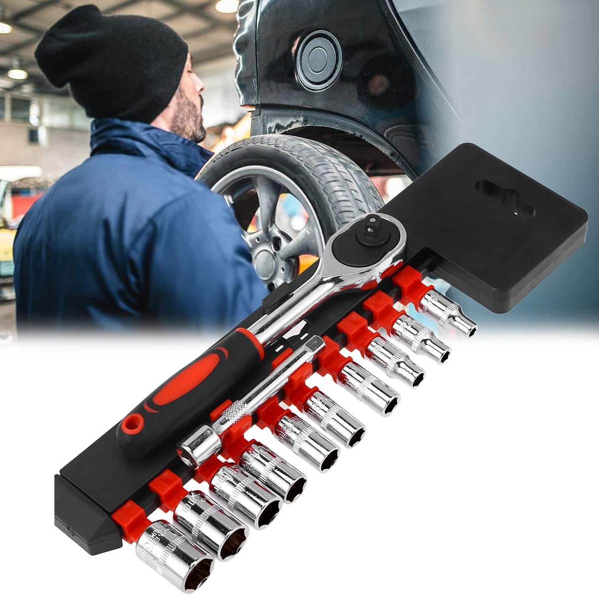 12PCS/Set 1/4" Rustproof Socket Wrench Tool Set Kit Crank Wrench Automobile Repair Kit Tool Sets For Car Fix Garage Auto Repair
12PCS/Set 1/4" Rustproof Socket Wrench Tool Set Kit Crank Wrench Automobile Repair Kit Tool Sets For Car Fix Garage Auto Repair