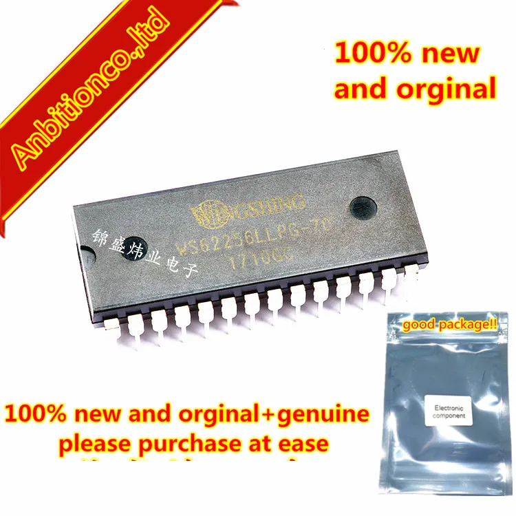 5 шт. 100% новый и оригинальный WS62256 WS62256LLPG-70 DIP28 UT62256 очень низкая мощность/напряжение CMOS SRAM 32K X 8 бит в наличии
5 шт. 100% новый и оригинальный WS62256 WS62256LLPG-70 DIP28 UT62256 очень низкая мощность/напряжение CMOS SRAM 32K X 8 бит в наличии