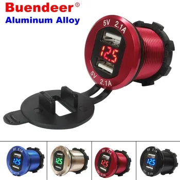 Car Motorcycle Cigarette Lighter Socket Power Adapter Dual USB Port Charger with LED Digital Voltmeter Meter Monitor DC 12-24V
Car Motorcycle Cigarette Lighter Socket Power Adapter Dual USB Port Charger with LED Digital Voltmeter Meter Monitor DC 12-24V