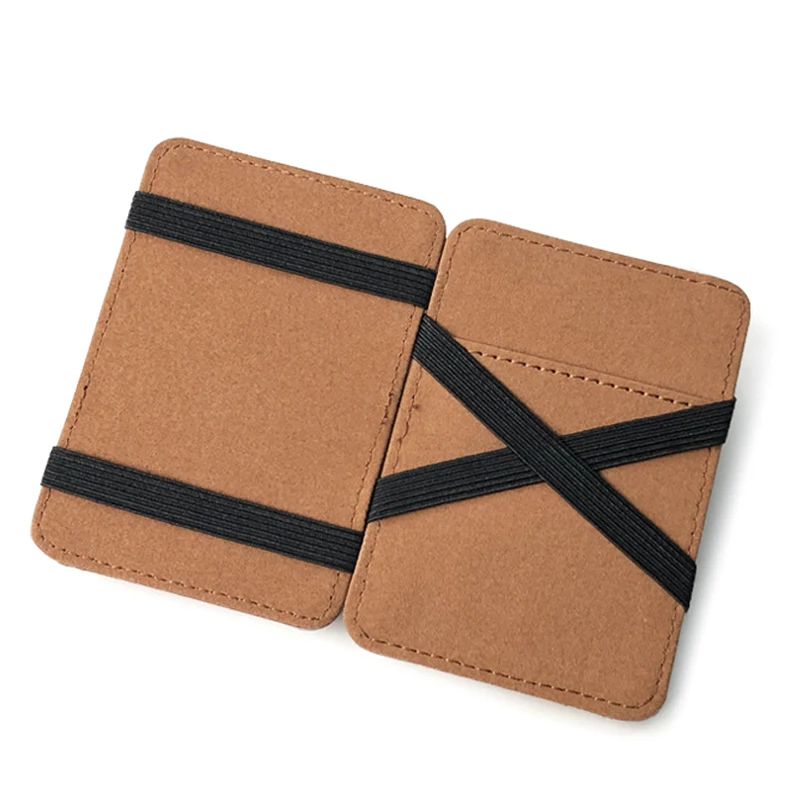 New Fashion Creative Design Men's Short Magic Wallet PU Leather Coin Purse For Men Casual Credit Card Holder Male Clutch Pocket | Багаж и