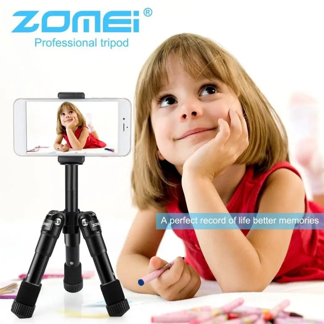 Zomei Mini Flexible Foldable Desktop Tripod Camera Flexible Stand Red,Blue,Black Mount Phone GoPro Accessories Quick Release
Zomei Mini Flexible Foldable Desktop Tripod Camera Flexible Stand Red,Blue,Black Mount Phone GoPro Accessories Quick Release