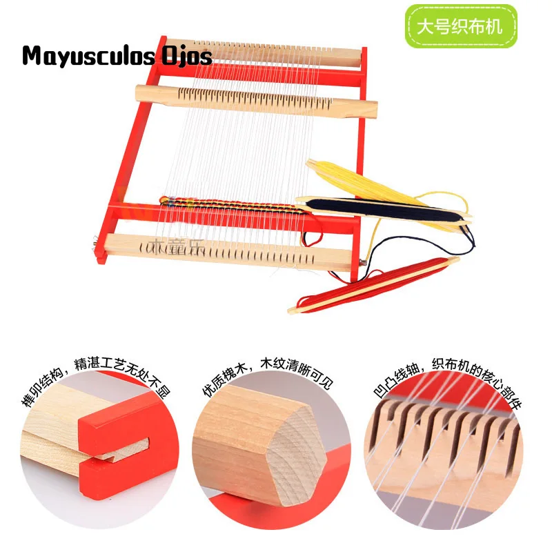 Wooden Manual DIY Multifunctional Loom Children Early Education Wool Knitting Machine Parent-child Exchange Educational Toys
Wooden Manual DIY Multifunctional Loom Children Early Education Wool Knitting Machine Parent-child Exchange Educational Toys