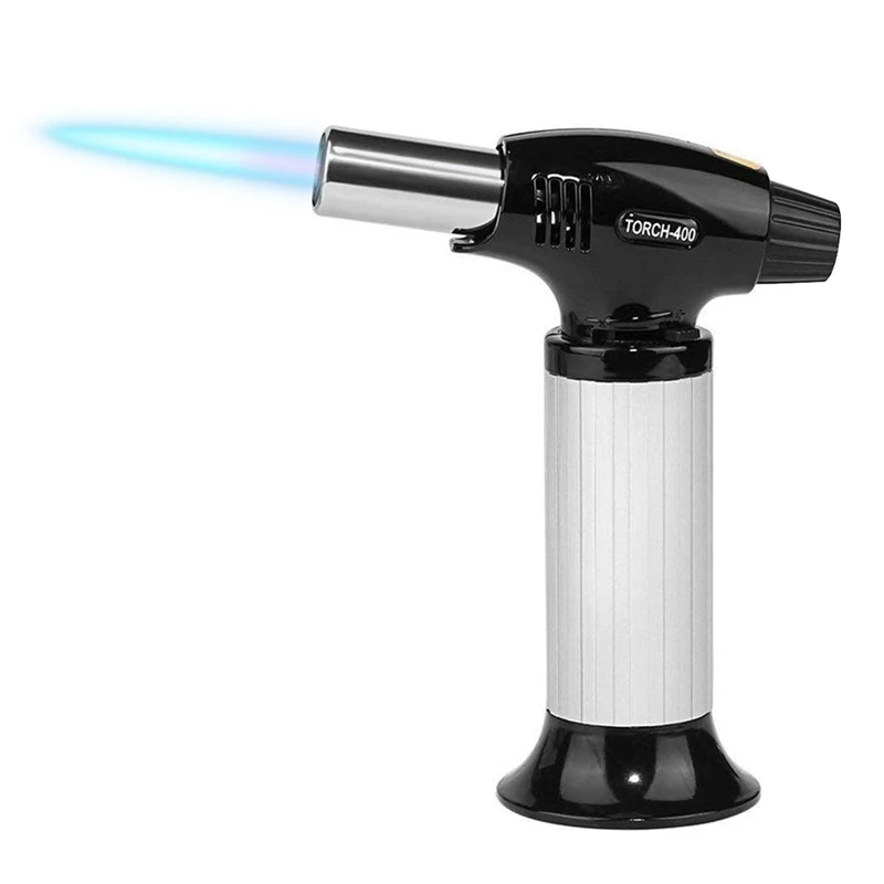 Kitchen Blow Torch Lighter, Refillable Cooking Culinary Butane Torch with Safety Lock and Adjustable Flame for DIY, Brulee,Pas
Kitchen Blow Torch Lighter, Refillable Cooking Culinary Butane Torch with Safety Lock and Adjustable Flame for DIY, Brulee,Pas