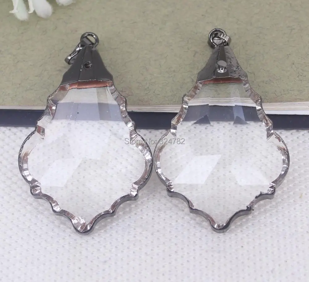 5pcs Black Metal Wather Drop Shape Natural Clear Quartz pendant For Necklace Jewelry Making
5pcs Black Metal Wather Drop Shape Natural Clear Quartz pendant For Necklace Jewelry Making