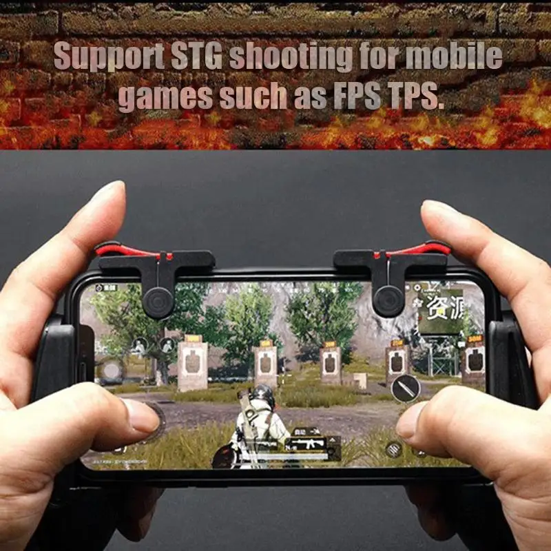 ALLOYSEED D9 Mobile Game Gamepad Trigger Gaming Joysticks Fire L1R1 Button Controller for PUBG
ALLOYSEED D9 Mobile Game Gamepad Trigger Gaming Joysticks Fire L1R1 Button Controller for PUBG