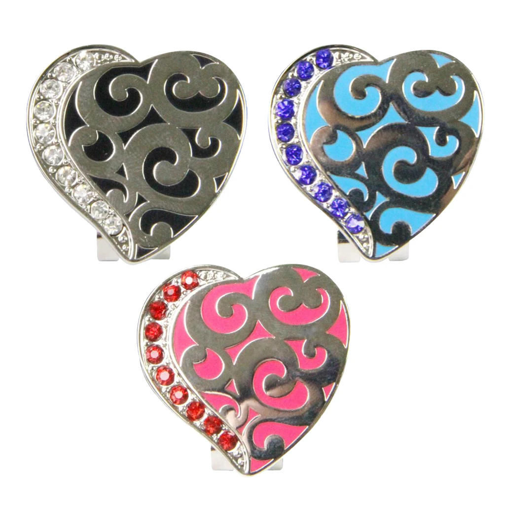 Outdoor Alloy Golf Ball Mark Alloy with Magnetic Golf Hat Clip Golf Ball Marker Accessories Heart Shape Design 30 x 30mm
Outdoor Alloy Golf Ball Mark Alloy with Magnetic Golf Hat Clip Golf Ball Marker Accessories Heart Shape Design 30 x 30mm