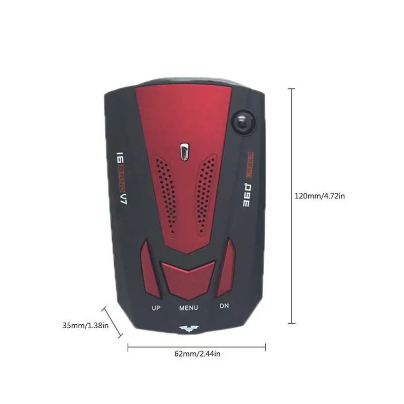 Hot sale 1X DC 12v Radar Speed Detector Radar Detection Devices v7 English Russian Speedometer Mobile Speed Radar Detect protect
Hot sale 1X DC 12v Radar Speed Detector Radar Detection Devices v7 English Russian Speedometer Mobile Speed Radar Detect protect
