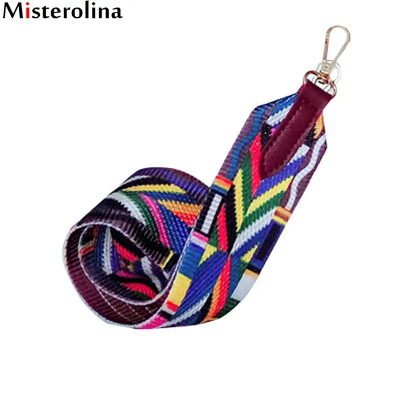 Misterolina Handles for Handbags Strap Shoulder Rainbow Color Handbag Belt Cross Body Messenger Bag Belt Strap 75*5 cm H00061
Misterolina Handles for Handbags Strap Shoulder Rainbow Color Handbag Belt Cross Body Messenger Bag Belt Strap 75*5 cm H00061