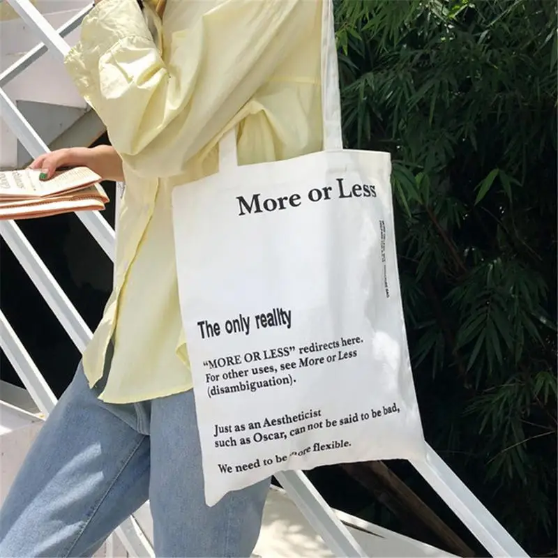 Large Capacity Canvas Shoulder Tote Bag Fabric Cotton Reusable Shopping Bags For Women Beach Handbags Letter Print Casual Bags
Large Capacity Canvas Shoulder Tote Bag Fabric Cotton Reusable Shopping Bags For Women Beach Handbags Letter Print Casual Bags