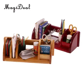 MagiDeal 1/12 Dollhouse Wooden Miniature Home Furniture Book Shelf Study Table Storage for Bookstore Coffee Shop Model 2Colors
MagiDeal 1/12 Dollhouse Wooden Miniature Home Furniture Book Shelf Study Table Storage for Bookstore Coffee Shop Model 2Colors