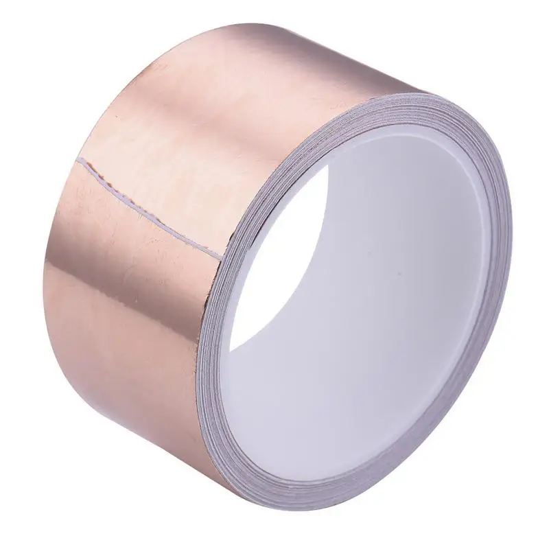 1pc 5cm x 10m / 2m / 1.8m Single-sided Adhesive Conductive Copper Foil Tape Anti-static Guitar Pickup EMI Shield Eliminate EMI
1pc 5cm x 10m / 2m / 1.8m Single-sided Adhesive Conductive Copper Foil Tape Anti-static Guitar Pickup EMI Shield Eliminate EMI