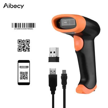 Aibecy Handheld 2D Barcode Scanner Wired/ Wireless Double Connection Mode for Scanning 1D 2D QR Bar Code
Aibecy Handheld 2D Barcode Scanner Wired/ Wireless Double Connection Mode for Scanning 1D 2D QR Bar Code