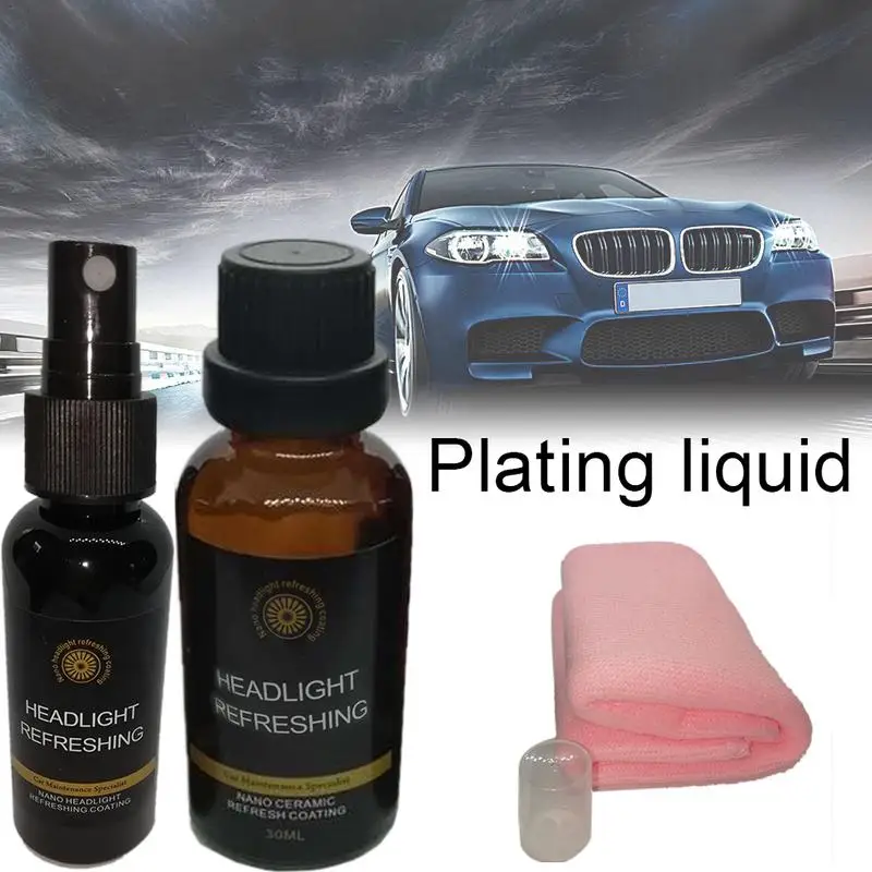 30/50ML Car Headlight Plating Repair Agent Repair Fluid Tool Coating Renovation Repair Agent Car Polish Len Restoration Kit
30/50ML Car Headlight Plating Repair Agent Repair Fluid Tool Coating Renovation Repair Agent Car Polish Len Restoration Kit