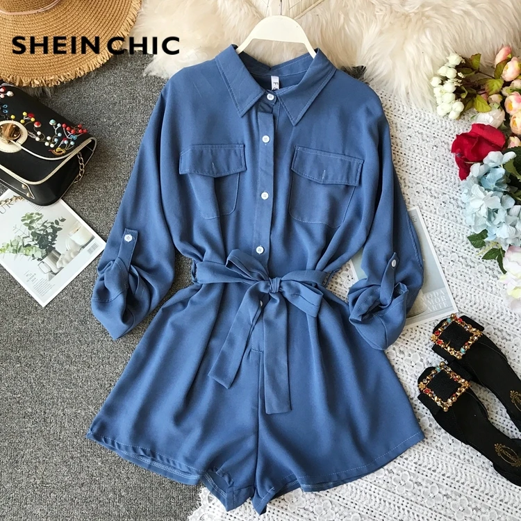 Vintage Long Sleeve Chiffon Playsuits Women 2019 Spring Summer High Waist jumpsuits for women 2019
Vintage Long Sleeve Chiffon Playsuits Women 2019 Spring Summer High Waist jumpsuits for women 2019
