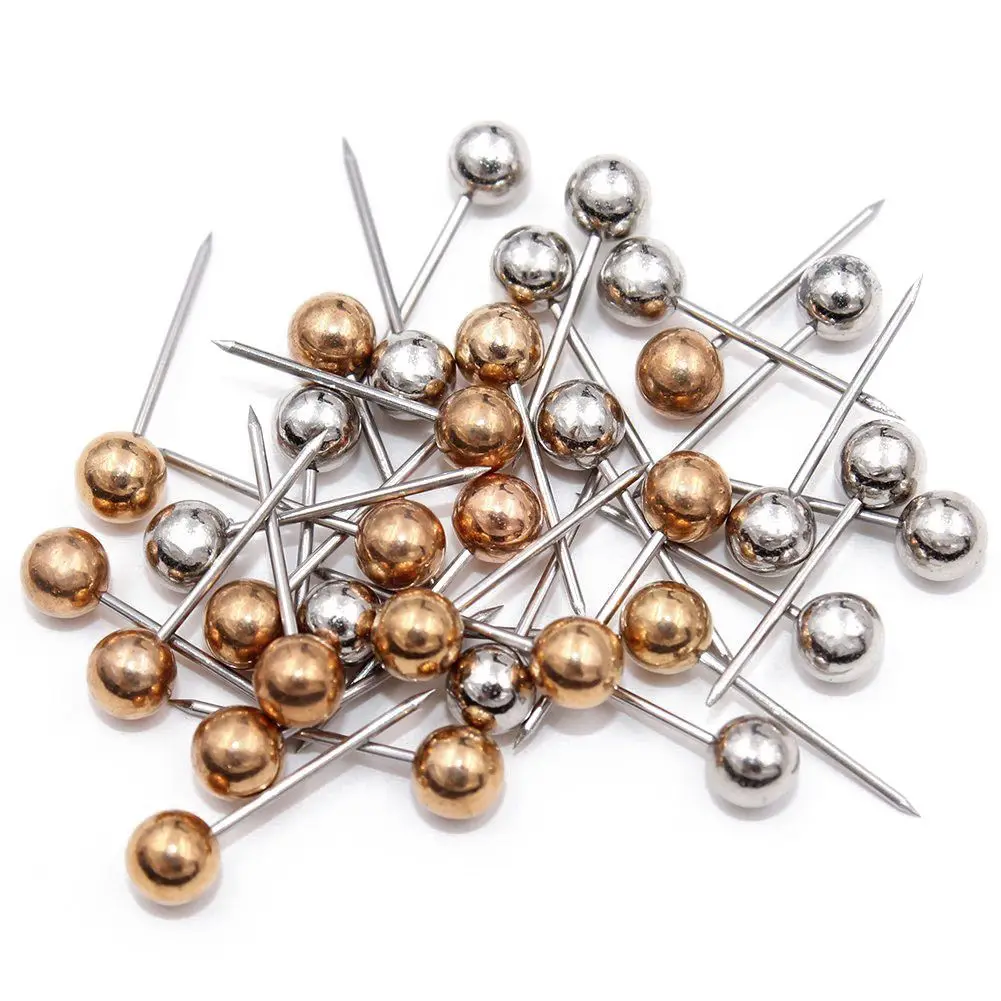 AAAJ-400pcs Map Tacks Push Pins, 3/5-Inch Shining Plastic Sphere Head with Stainless Steel Point (Gold & Silver)
AAAJ-400pcs Map Tacks Push Pins, 3/5-Inch Shining Plastic Sphere Head with Stainless Steel Point (Gold & Silver)