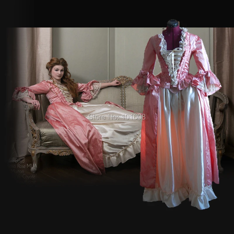 Tailored!Royal Pink Vintage Costumes Duchess Princess Civil war 18th Rococo Marie Antoinette DRESS Victorian dresses HL-383
Tailored!Royal Pink Vintage Costumes Duchess Princess Civil war 18th Rococo Marie Antoinette DRESS Victorian dresses HL-383