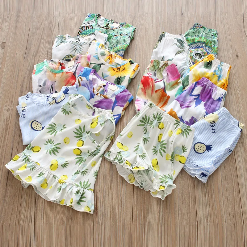 Summer new children's clothes children's flowers fruits children's suits skirts shirt shorts two-piece sets
Summer new children's clothes children's flowers fruits children's suits skirts shirt shorts two-piece sets