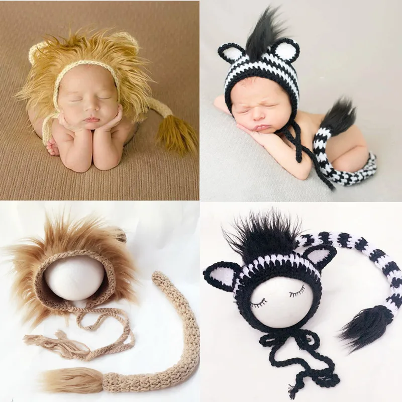Photography Accessories Baby Photography Clothing Lion Zebra Costume Lionet Hut + Tail Set Studio Baby Photo Requisitions
Photography Accessories Baby Photography Clothing Lion Zebra Costume Lionet Hut + Tail Set Studio Baby Photo Requisitions