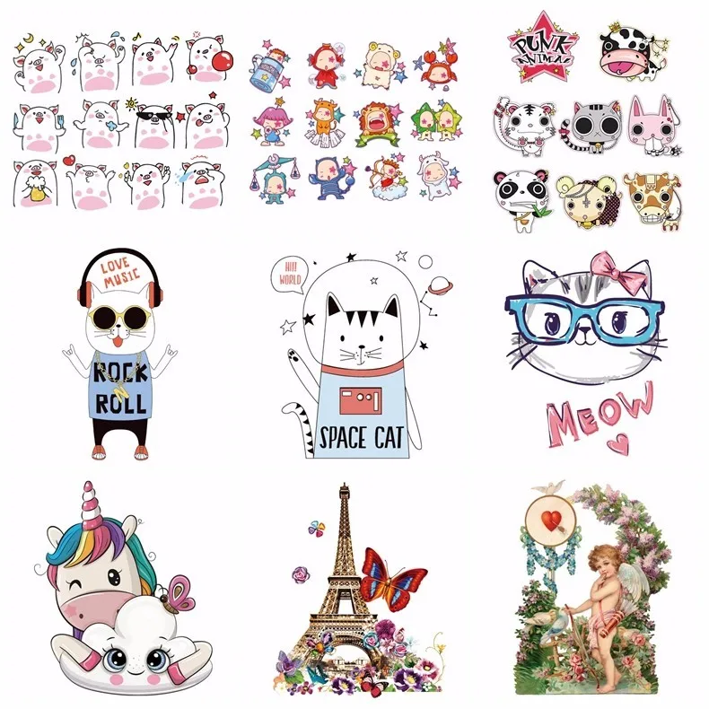 Pulaqi Beautiful Girl Decor T-shirt Clothes Patch Print By Heat Transfer Vinyl Pvc Patches Recommend Cat Cartoon Appliques H
Pulaqi Beautiful Girl Decor T-shirt Clothes Patch Print By Heat Transfer Vinyl Pvc Patches Recommend Cat Cartoon Appliques H