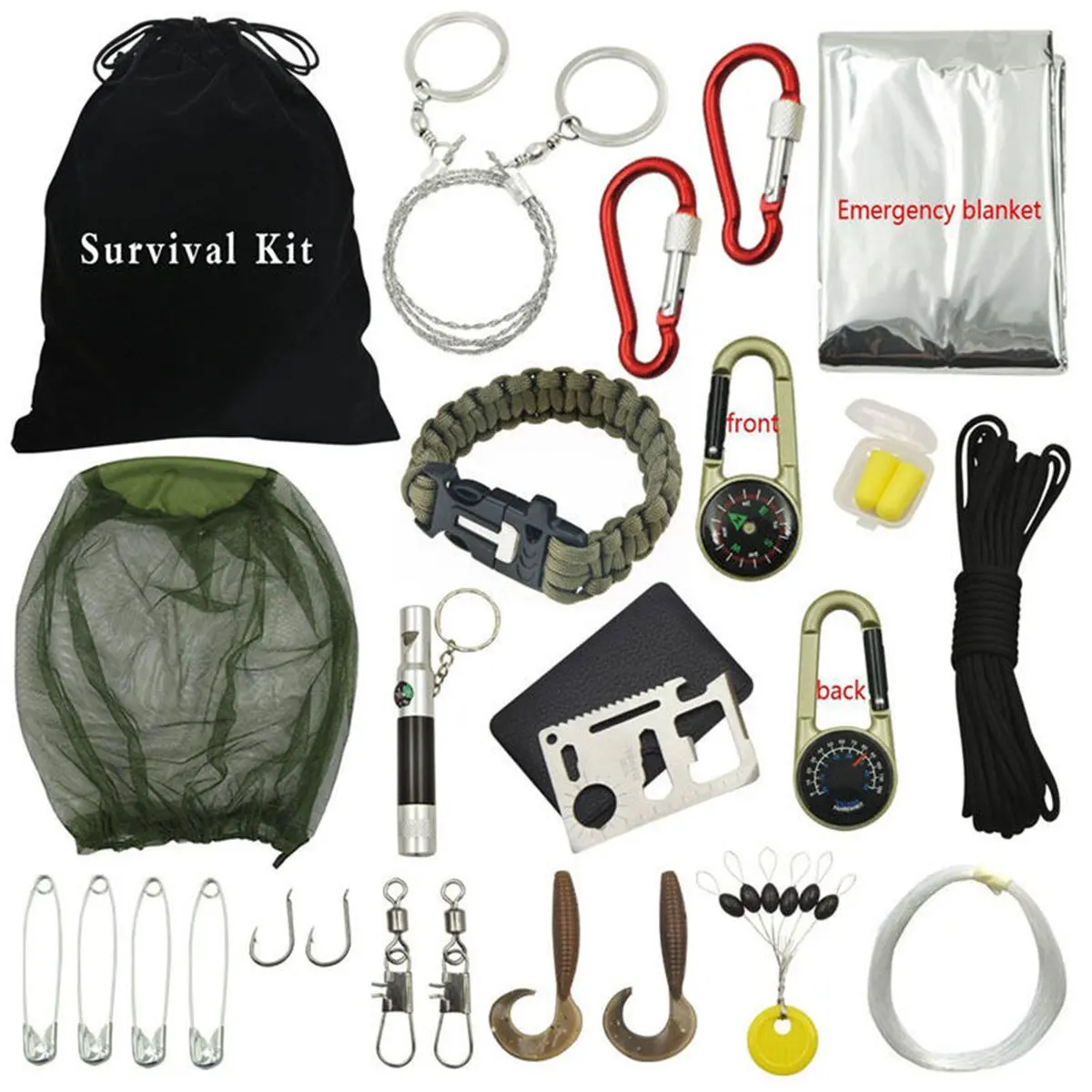 Multifunction Outdoor Survival Kit Set Camping Travel First Aid Kits SOS EDC Emergency Supplies Tactical For Wilderness Tool
Multifunction Outdoor Survival Kit Set Camping Travel First Aid Kits SOS EDC Emergency Supplies Tactical For Wilderness Tool