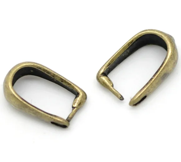 Lovely Antique Bronze Pinch Clips Bail Connectors Findings 10x6mm(3/8"x1/4"), sold per lot of 30 (B16517)
Lovely Antique Bronze Pinch Clips Bail Connectors Findings 10x6mm(3/8"x1/4"), sold per lot of 30 (B16517)