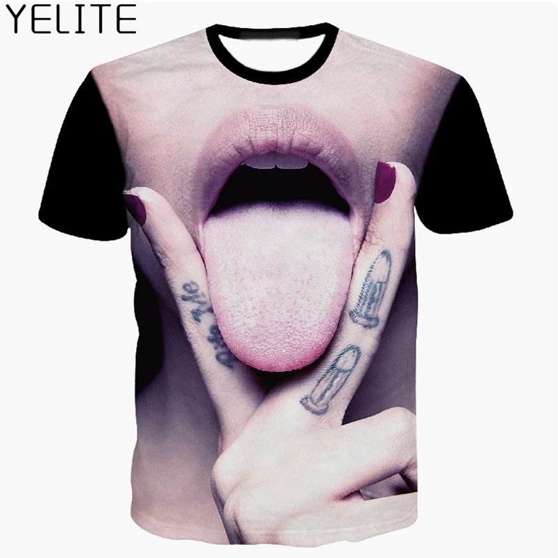 YELITE Sexy Girl T Shirt Men Tshirts 3d print T-shirt Funny T Shirts Tshirt Cool Mens Clothing 2019 New Streetwear Summer Top
YELITE Sexy Girl T Shirt Men Tshirts 3d print T-shirt Funny T Shirts Tshirt Cool Mens Clothing 2019 New Streetwear Summer Top