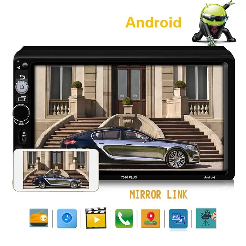 1024*600 Screen 7010 PLUS Car HD Smart For Android 7 Inch Car MP5 Multimidia Player Universal Navigator GPS Player
1024*600 Screen 7010 PLUS Car HD Smart For Android 7 Inch Car MP5 Multimidia Player Universal Navigator GPS Player