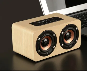Computer Mobile Phone Wooden Wireless Bluetooth Loudspeaker Box Both Horn Powerful Power Bluetooth Audio
Computer Mobile Phone Wooden Wireless Bluetooth Loudspeaker Box Both Horn Powerful Power Bluetooth Audio