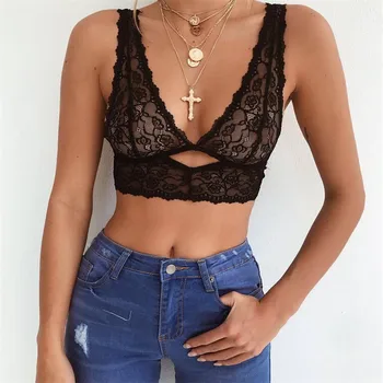 New Women See Through Sexy Lace Bralette Bralet Bra Ladies Lace Strappy Vest Bustier Crop Top Cami Tank Tops Plus Size Intimates
New Women See Through Sexy Lace Bralette Bralet Bra Ladies Lace Strappy Vest Bustier Crop Top Cami Tank Tops Plus Size Intimates