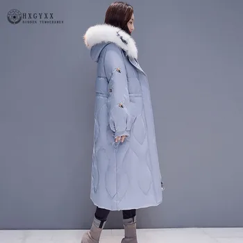 Real Fur Collar Winter Jacket Women Long Coat Cotton Padded Parka Female Hooded Embroidery Thicken Warm Overcoat 2020 Okd666
Real Fur Collar Winter Jacket Women Long Coat Cotton Padded Parka Female Hooded Embroidery Thicken Warm Overcoat 2020 Okd666