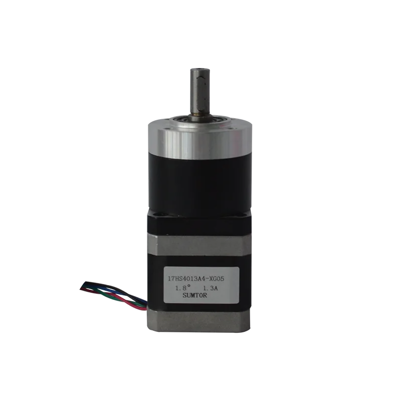 NEMA 17 Geared Stepper Motor 42HS4013A4-XG05 Planetary Gearbox 5:1 Ratio 42XG05 SUMTOR
NEMA 17 Geared Stepper Motor 42HS4013A4-XG05 Planetary Gearbox 5:1 Ratio 42XG05 SUMTOR