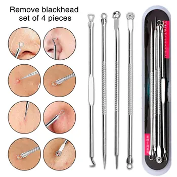 4 pcs Blackhead Remover Tool Set Face Pore Pimple Blemish Skin Ance Vacuum Skin Care Tools Beauty Blackhead Remover Needle
4 pcs Blackhead Remover Tool Set Face Pore Pimple Blemish Skin Ance Vacuum Skin Care Tools Beauty Blackhead Remover Needle