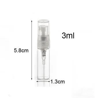 Factory Wholesale Mini 3000pcs fine mist 3ml Travel Portable Refillable Spray Atomizer Glass Empty vial Sample Perfume Bottle
Factory Wholesale Mini 3000pcs fine mist 3ml Travel Portable Refillable Spray Atomizer Glass Empty vial Sample Perfume Bottle