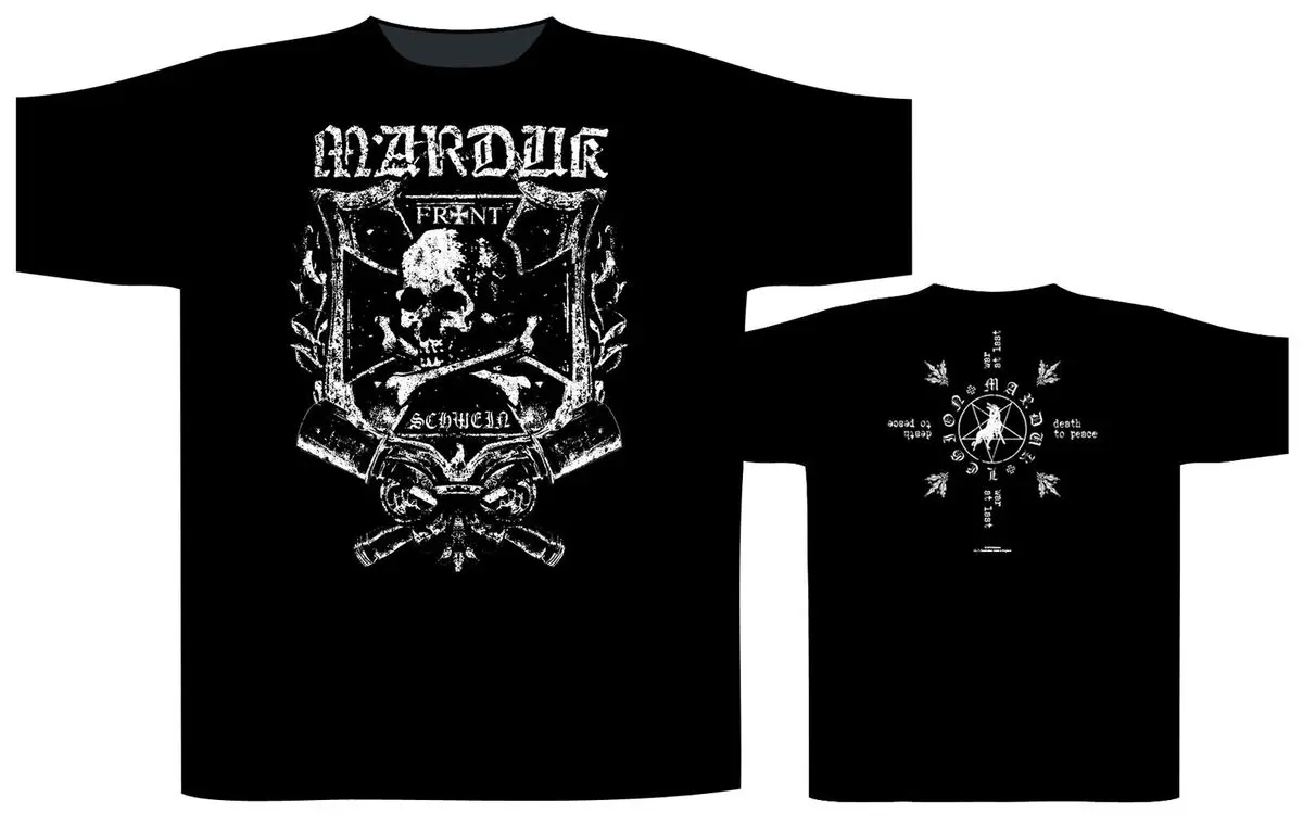 MARDUK 'Frontschwein Shield' T-SHIRT - Nuevo y Oficial Men Short Sleeves T Shirt Top Tee Basic Tops 100% Cotton
MARDUK 'Frontschwein Shield' T-SHIRT - Nuevo y Oficial Men Short Sleeves T Shirt Top Tee Basic Tops 100% Cotton