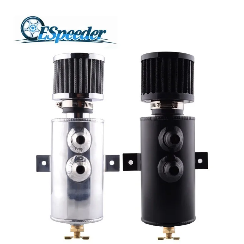 ESPEEDER 0.75L Brushed Baffled Oil Catch Can Cylinder Oil Catch Reservoir Tank Can With Breather Filter 10AN Fitting
ESPEEDER 0.75L Brushed Baffled Oil Catch Can Cylinder Oil Catch Reservoir Tank Can With Breather Filter 10AN Fitting