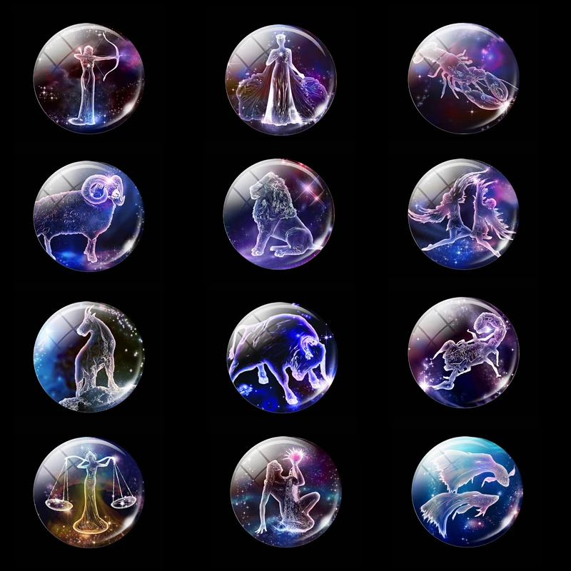 5pcs/set12 Zodiac Sign Constellation Luminous 25 MM DIY Glass Cabochon Jewelry Handmade Making Accessories Birthday Gifts
5pcs/set12 Zodiac Sign Constellation Luminous 25 MM DIY Glass Cabochon Jewelry Handmade Making Accessories Birthday Gifts