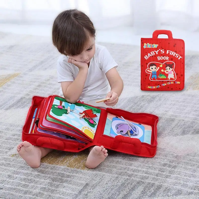 3D Baby Cloth Books Early Learning Basic Life Skills Toys Baby's First Quiet Book DIY Non-woven Puzzle Book Early Education Toys
3D Baby Cloth Books Early Learning Basic Life Skills Toys Baby's First Quiet Book DIY Non-woven Puzzle Book Early Education Toys